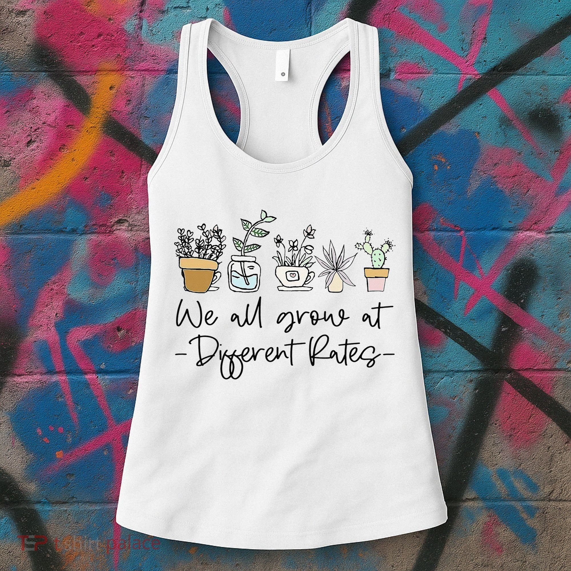 We All Grow At Different Rates Special Education Teacher Women's Tank Top