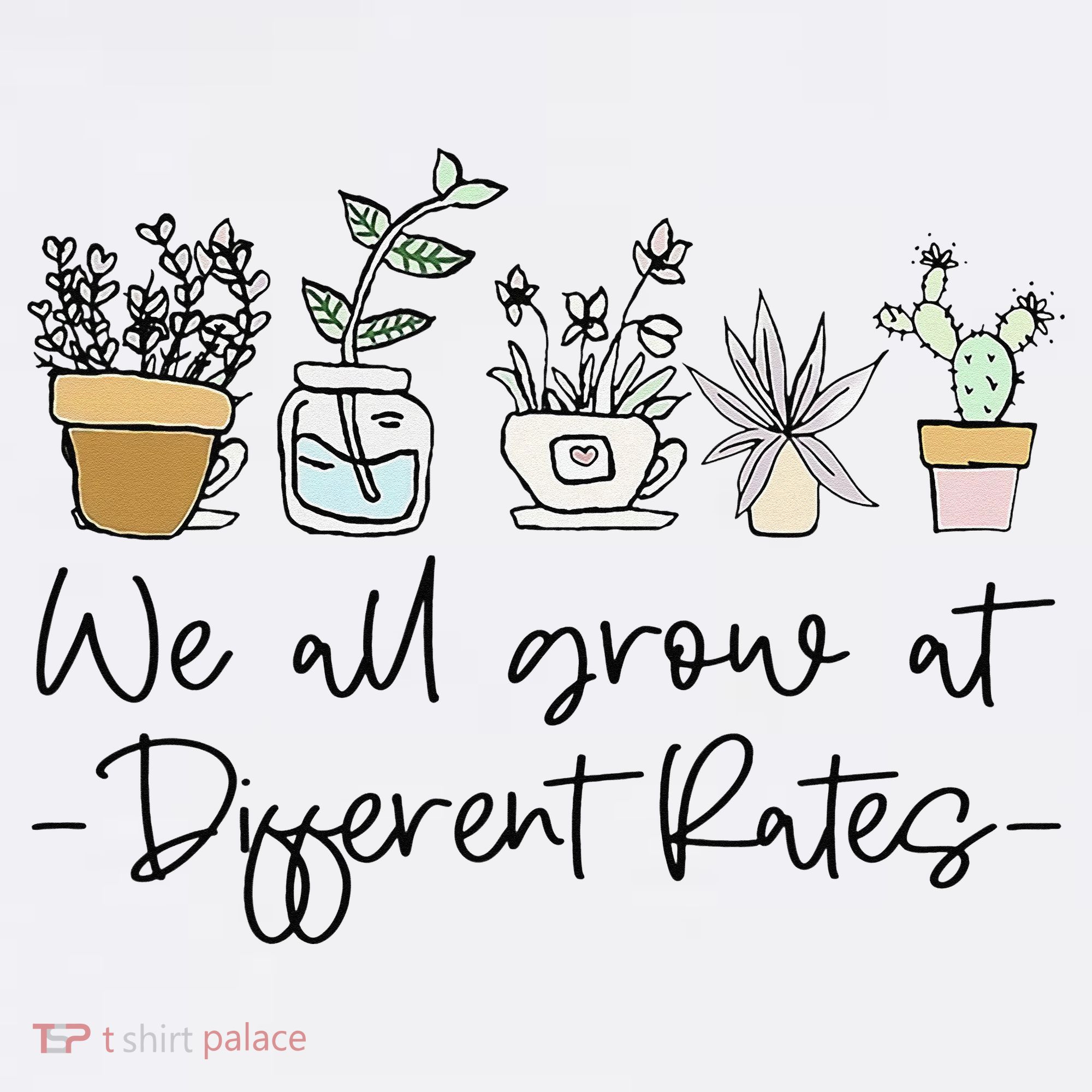 We All Grow At Different Rates Special Education Teacher Women's Tank Top