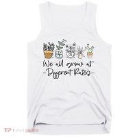 We All Grow At Different Rates Special Education Teacher Tank Top thumb 0