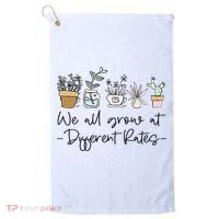 We All Grow At Different Rates Special Education Teacher Golf Towel thumb 0