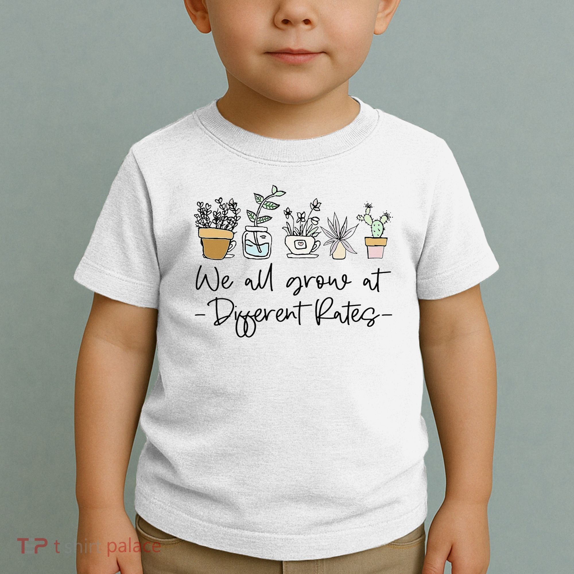 We All Grow At Different Rates Special Education Teacher Toddler T-Shirt
