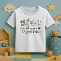 We All Grow At Different Rates Special Education Teacher Toddler T-Shirt thumb 3