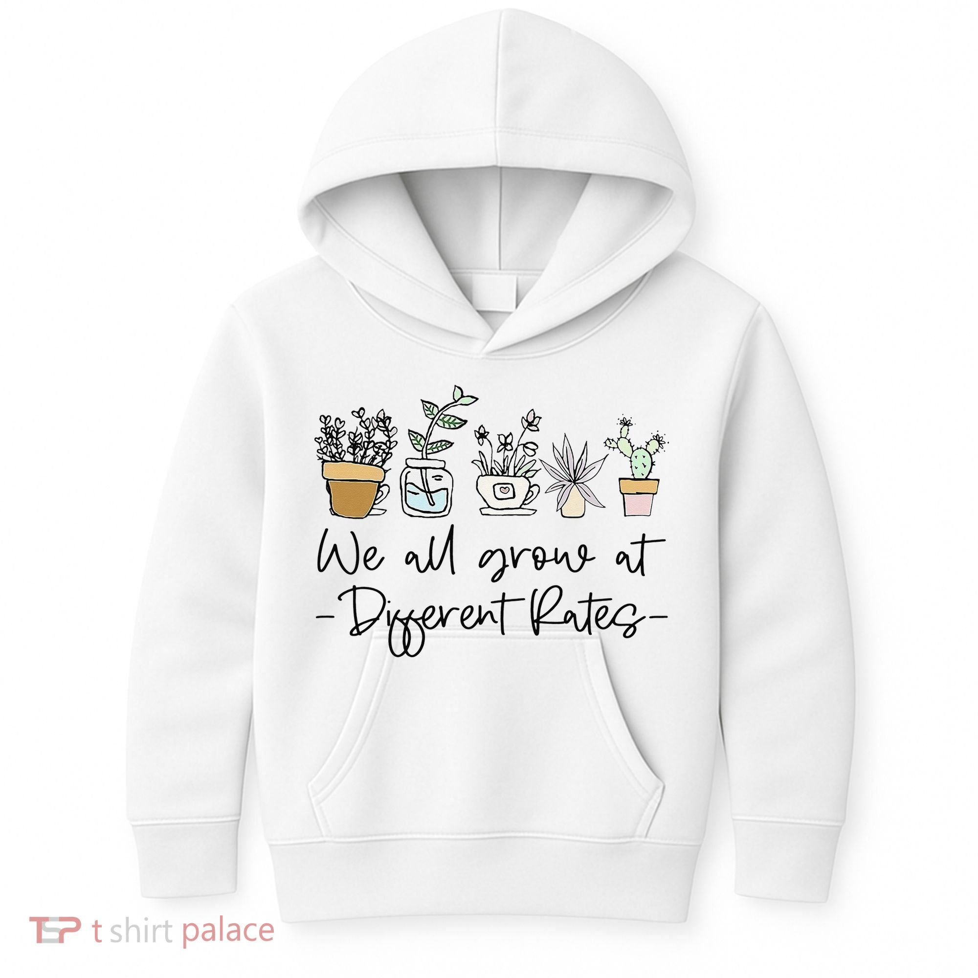We All Grow At Different Rates Special Education Teacher Kids Hoodie