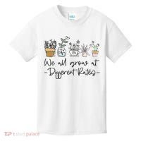We All Grow At Different Rates Special Education Teacher Kids T-Shirt thumb 0