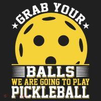 We Are Going To Play Pickleball For Pickleball Fans Golf Towel thumb 3