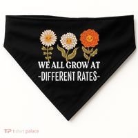 We All Grow At Different Rates Back To School Teacher USA-Made Doggie Bandana thumb 0