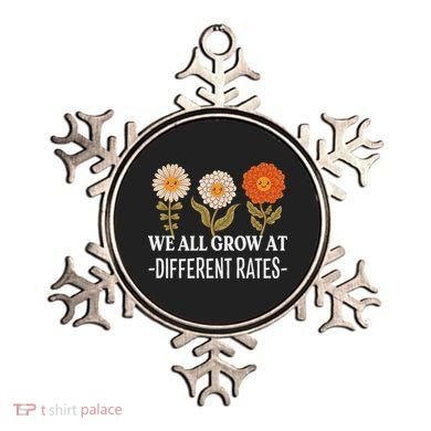 We All Grow At Different Rates Back To School Teacher Ornament