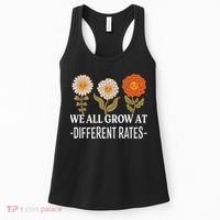 We All Grow At Different Rates Back To School Teacher Women's Tank Top thumb 0
