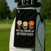 We All Grow At Different Rates Back To School Teacher Golf Towel thumb 2