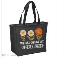 We All Grow At Different Rates Back To School Teacher Tote Bag thumb 2