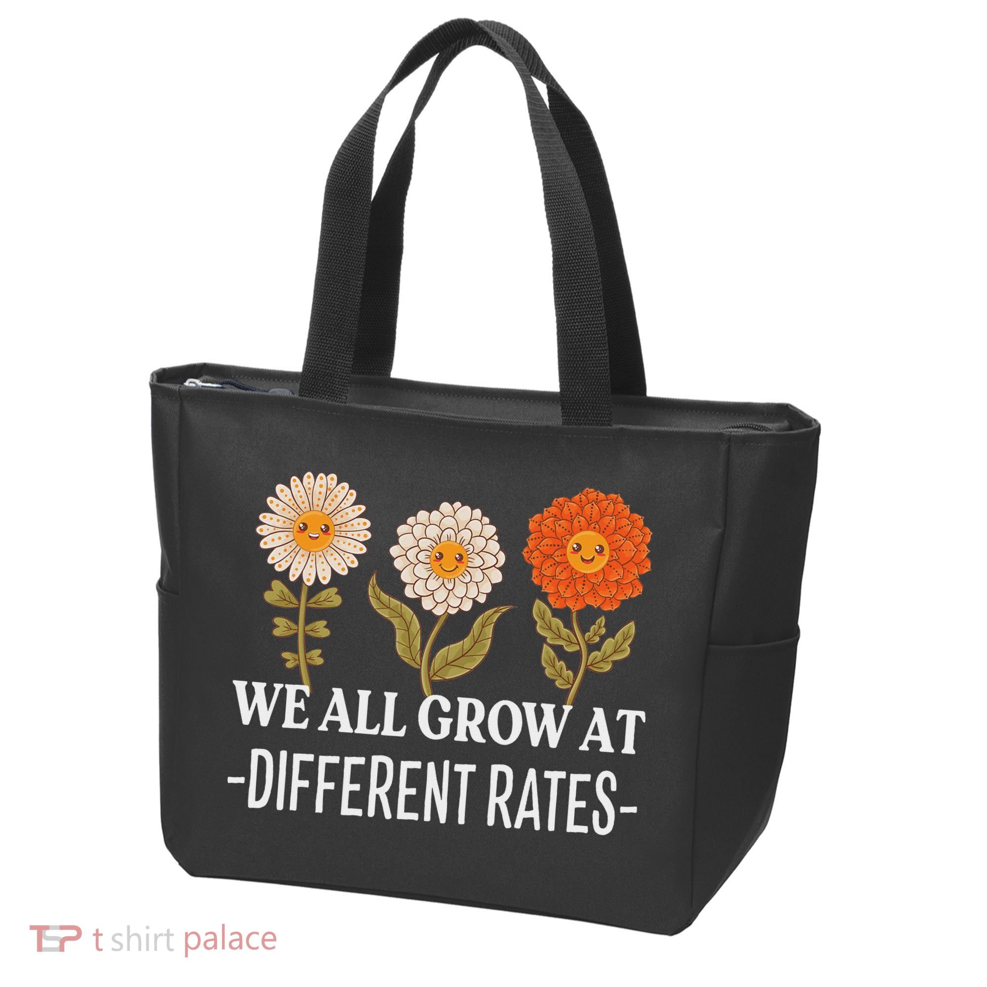 We All Grow At Different Rates Back To School Teacher Tote Bag