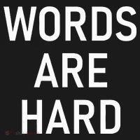 Words Are Hard Funny Jokes Sarcastic Kids Sweatshirt thumb 2