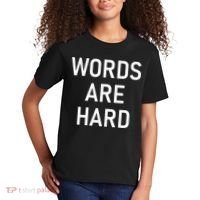 Words Are Hard Funny Jokes Sarcastic Kids T-Shirt thumb 2