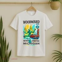 Woodward Avenue Heartbeat Of Michigan T-Shirt thumb 2