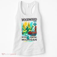 Woodward Avenue Heartbeat Of Michigan Women's Tank Top thumb 0