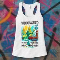 Woodward Avenue Heartbeat Of Michigan Women's Tank Top thumb 3