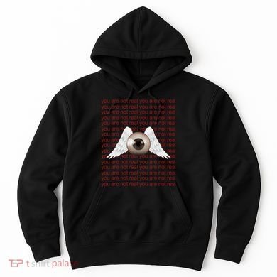 Weirdcore Aesthetic Human Eye Winged Eyeball Strangecore Hoodie