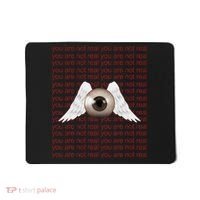 Weirdcore Aesthetic Human Eye Winged Eyeball Strangecore Mousepad thumb 0