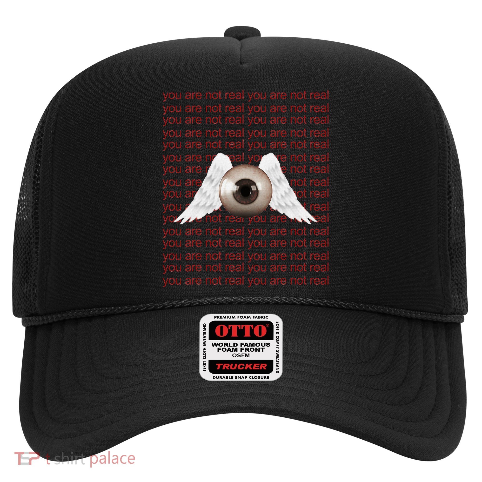 Weirdcore Aesthetic Human Eye Winged Eyeball Strangecore Hat