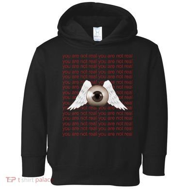 Weirdcore Aesthetic Human Eye Winged Eyeball Strangecore Toddler Hoodie