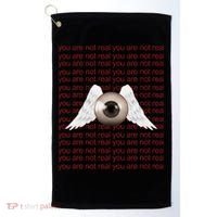 Weirdcore Aesthetic Human Eye Winged Eyeball Strangecore Golf Towel thumb 0