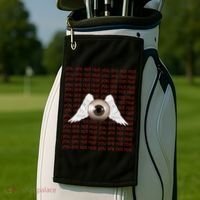 Weirdcore Aesthetic Human Eye Winged Eyeball Strangecore Golf Towel thumb 2