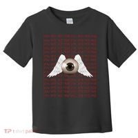 Weirdcore Aesthetic Human Eye Winged Eyeball Strangecore Toddler T-Shirt thumb 0