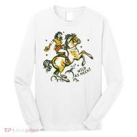 Wild As Heck Cute Retro Cowgirl Art Long Sleeve Shirt thumb 0