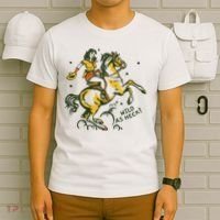 Wild As Heck Cute Retro Cowgirl Art T-Shirt thumb 6