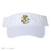 Wild As Heck Cute Retro Cowgirl Art Visor thumb 0