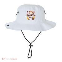 We're All Hippies Here Rainbow Retro Bucket Hat thumb 0