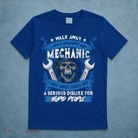 Walk Away I Am A Grumpy Old Mechanic I Have Anger Issues Gift T-Shirt thumb 5