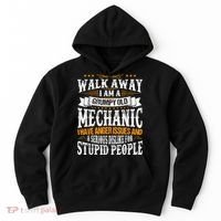 Walk Away I Am A Grumpy Old Mechanic I Have Anger Issues Hoodie thumb 0