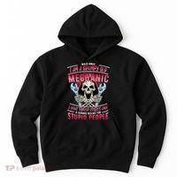 Walk Away I Am A Grumpy Old Mechanic I Have Anger Issues Hoodie thumb 0