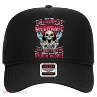 Walk Away I Am A Grumpy Old Mechanic I Have Anger Issues Hat thumb 0