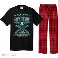 Walk Away I'm A Grumpy Old Mechanic (On Back) Pajama Set thumb 0