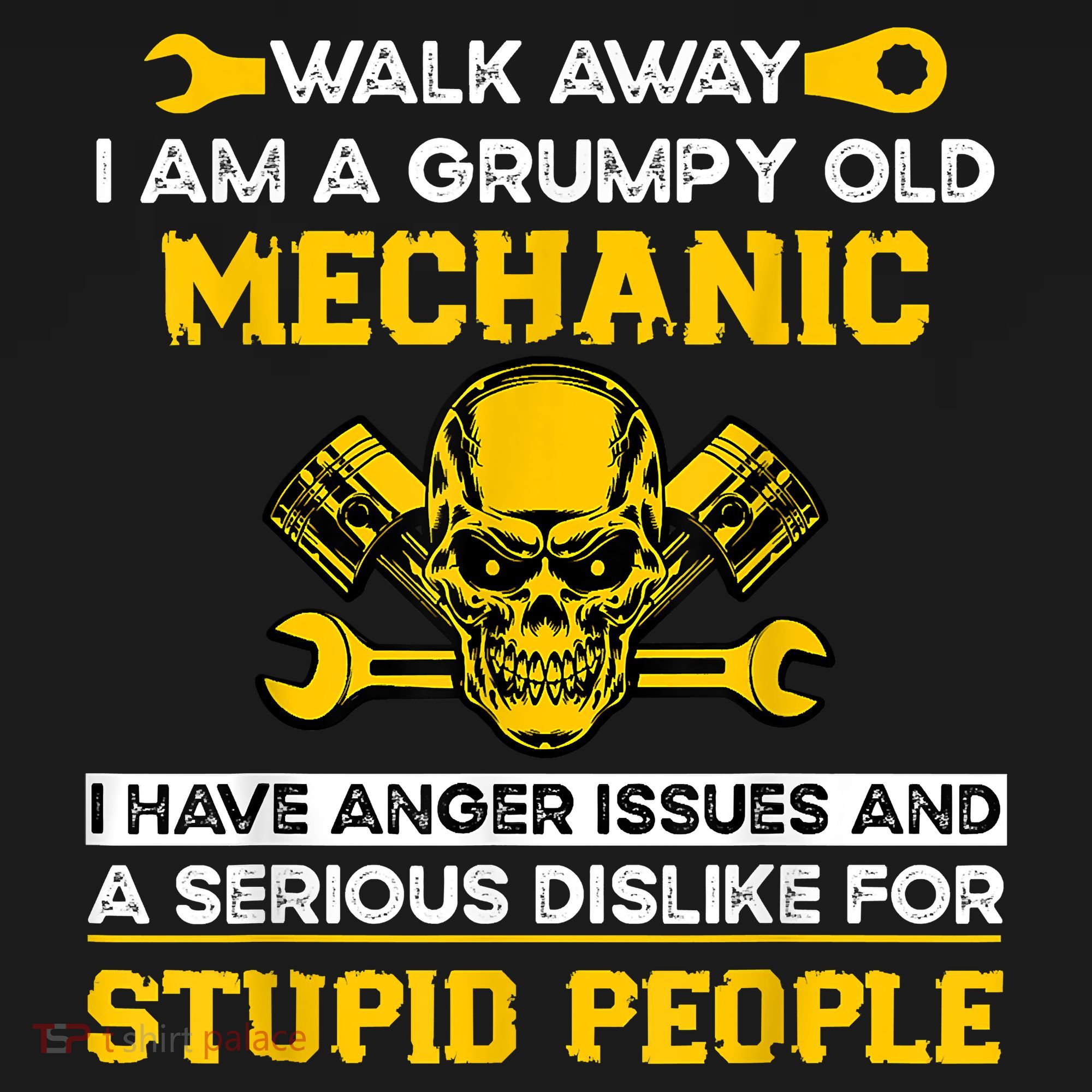 Walk Away I Am A Grumpy Old Mechanic I Have Anger Issues Pajama Set