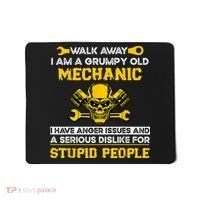Walk Away I Am A Grumpy Old Mechanic I Have Anger Issues Mousepad thumb 0