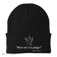 Who Am I To Judge For Christian Beanie thumb 0