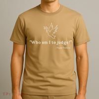 Who Am I To Judge For Christian T-Shirt thumb 3