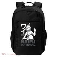 Waifu Material Anime Funny Backpack thumb 0