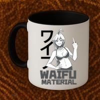 Waifu Material Anime Funny Coffee Mug thumb 2
