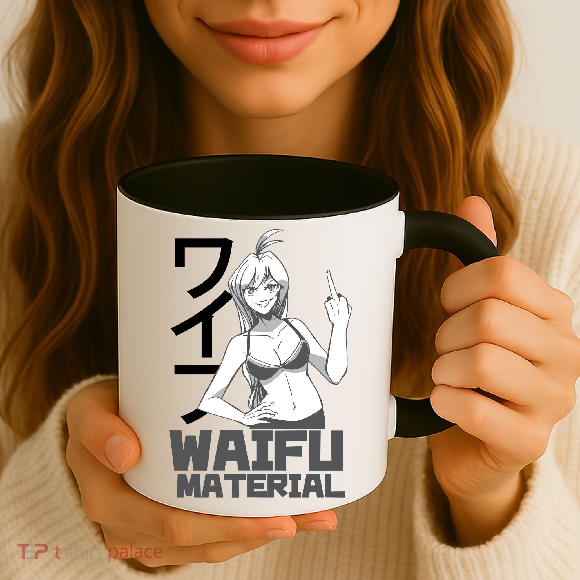 Waifu Material Anime Funny Coffee Mug