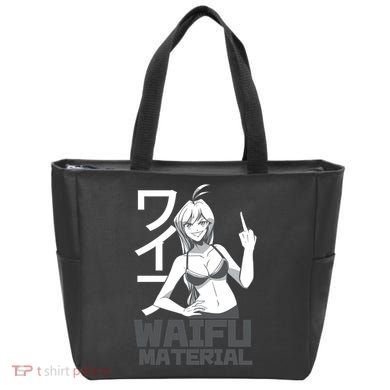 Waifu Material Anime Funny Tote Bag