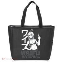 Waifu Material Anime Funny Tote Bag thumb 0