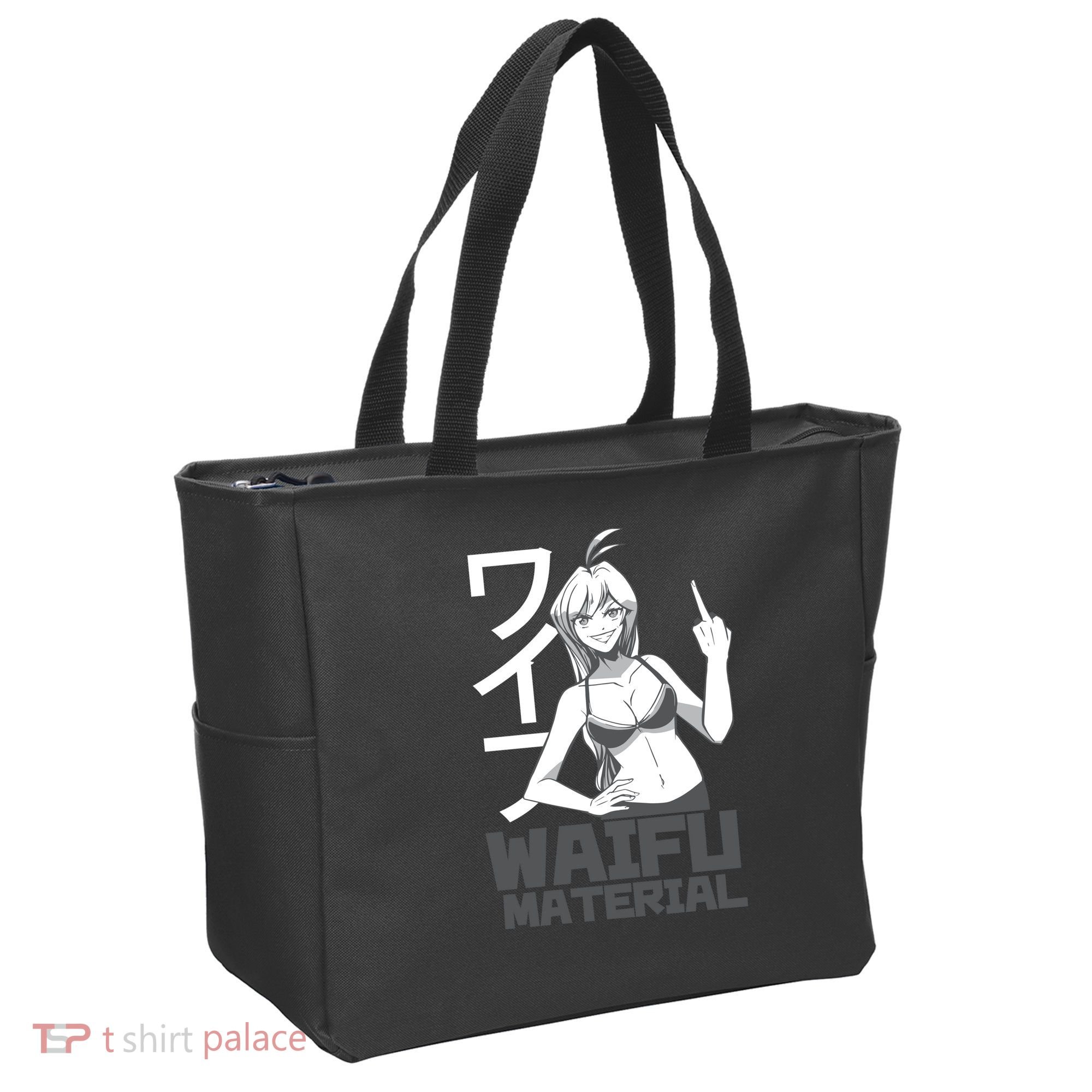 Waifu Material Anime Funny Tote Bag