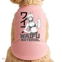 Waifu Material Anime Funny Doggie Tank thumb 0