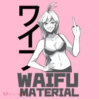 Waifu Material Anime Funny Women's T-Shirt thumb 6