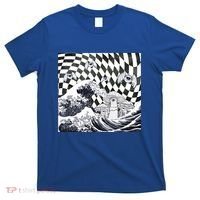 Weirdcore Aesthetic Japanese The Great Wave Off Kanagawa Gift T-Shirt thumb 0