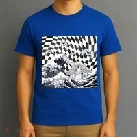 Weirdcore Aesthetic Japanese The Great Wave Off Kanagawa Gift T-Shirt thumb 3